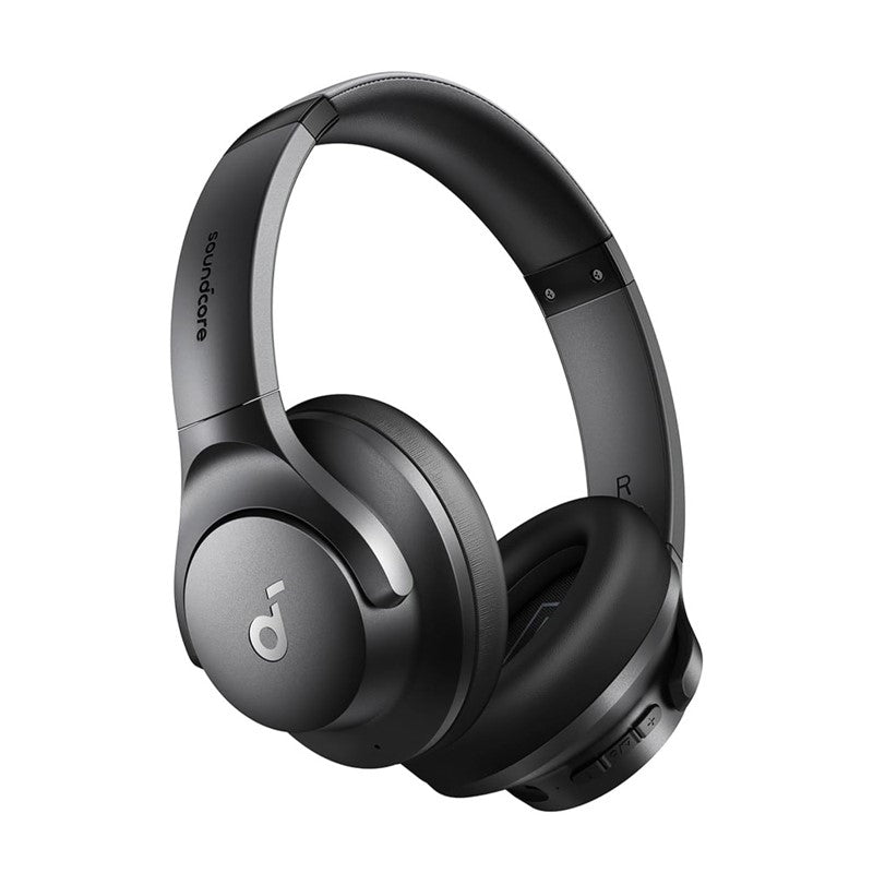 Anker Soundcore Q20i, Hybrid Active Noise Cancelling, 40-Hour Long Battery Life And Fast Charging, Dual-Connections, Detailed Audio, EQ Customization, Transparency Mode - Black Anker Soundcore Q20i, Hybrid Active Noise Cancelling, 40-Hour Long Battery Life And Fast Charging, Dual-Connections, Detailed Audio, EQ Customization, Transparency Mode - Black